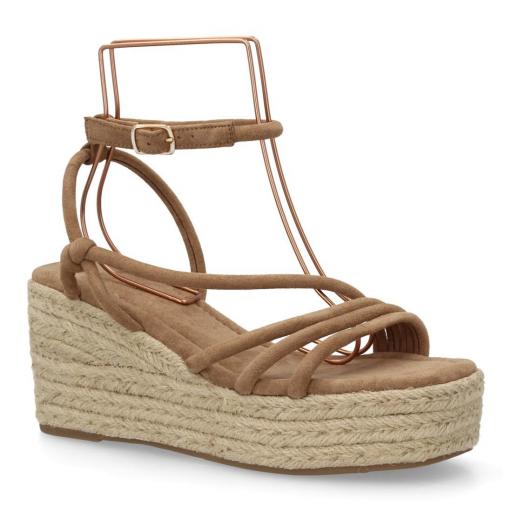 sandalias cuña mujer ante camel plataforma yute [1]