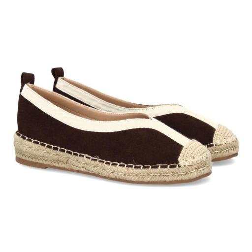 Alpargatas marrones mujer cómodas