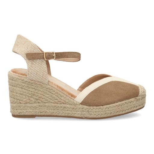 Sandalias cuña mujer cierre tobillo [2]