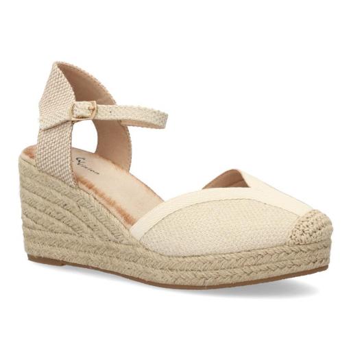 Alpargatas dorado mujer verano cómodas [1]