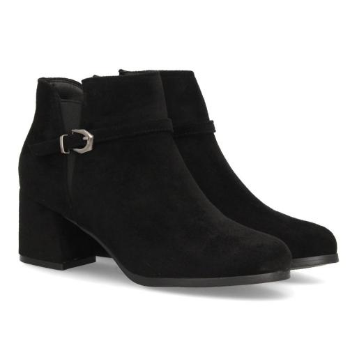 Botines efecto ante bajos con tacon ancho [3]