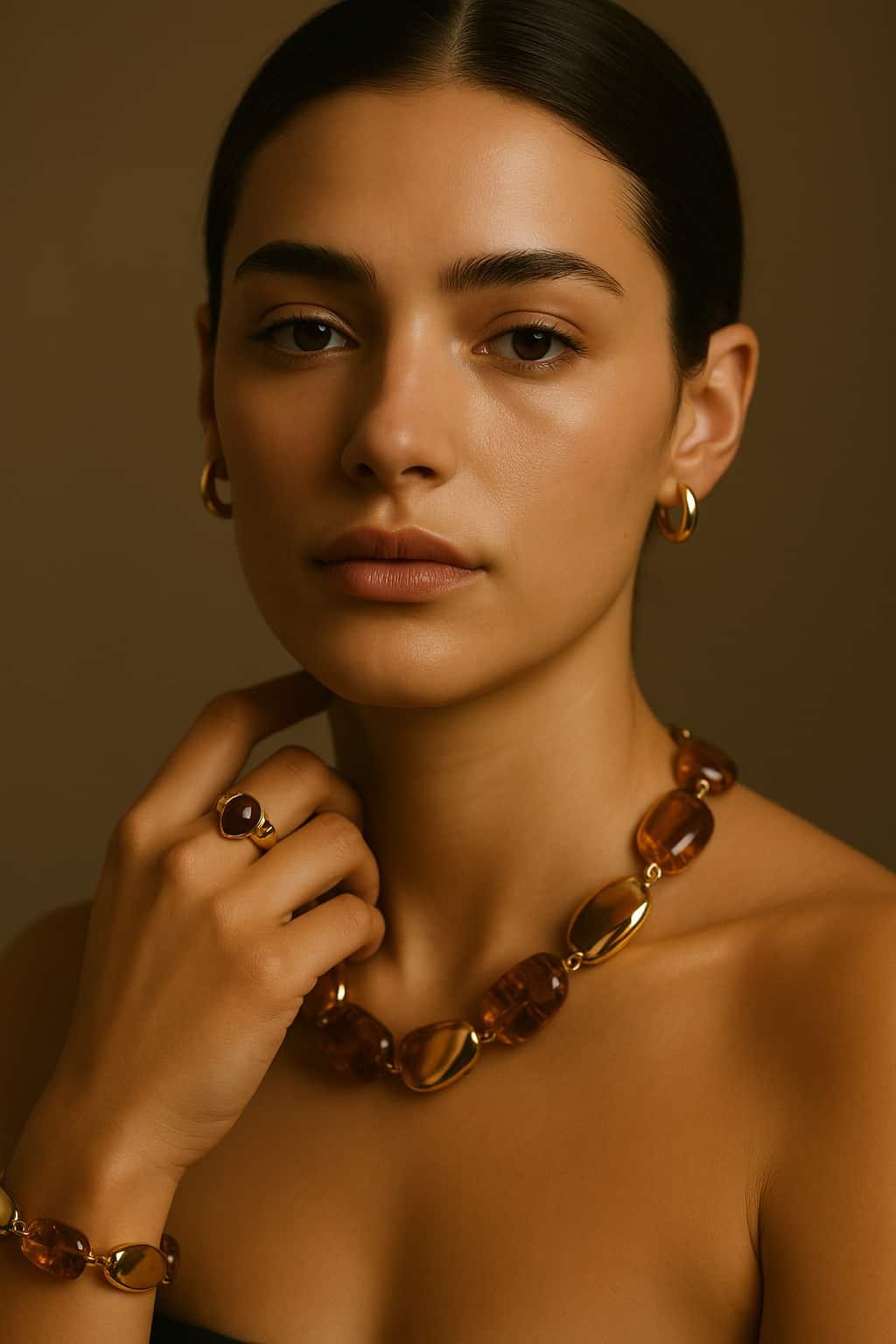 Collares, pulseras, anillos y pendientes en tendencia