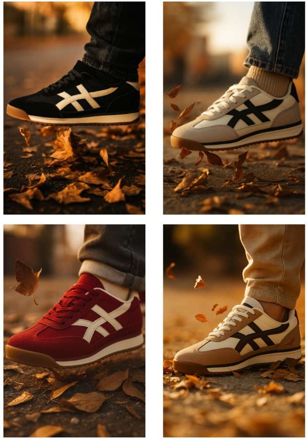 Zapatillas deportivas de mujer en tonos cálidos otoño 2025