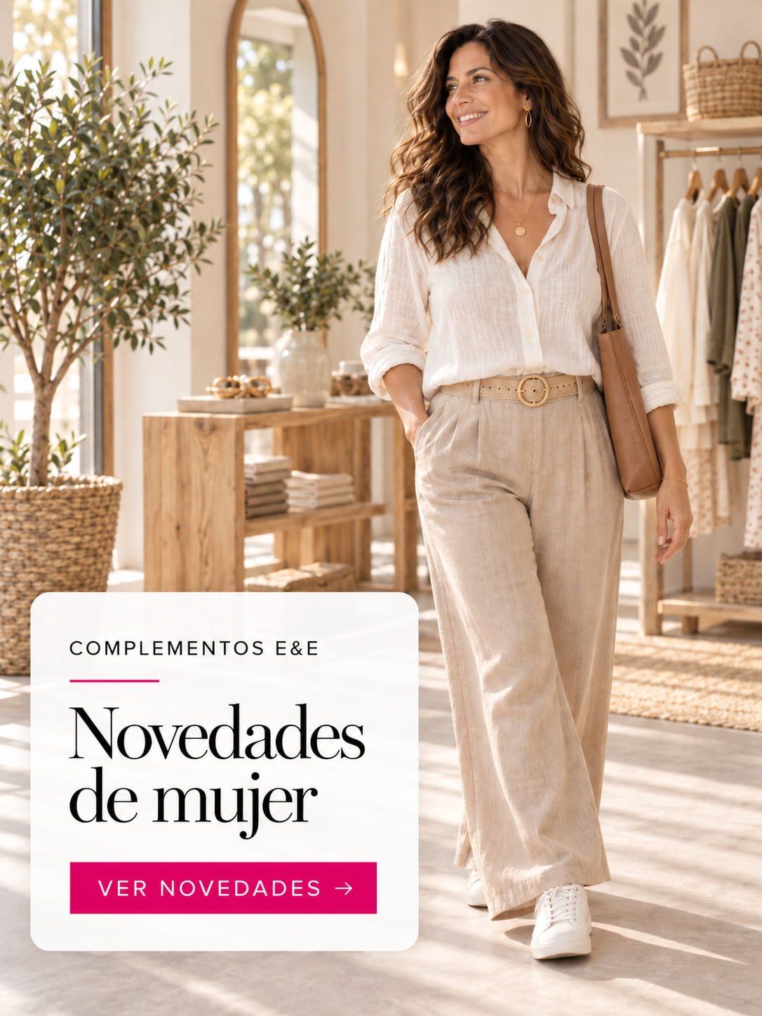 Novedades de moda mujer con look cómodo de entretiempo