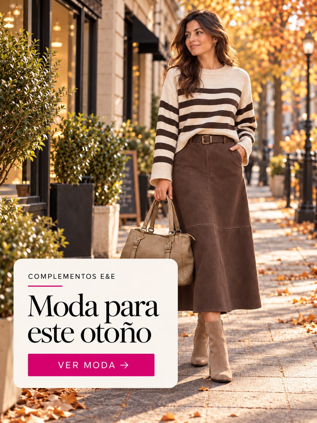Moda mujer otoño invierno con look cómodo y elegante
