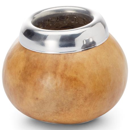 Calabaza natural para mate, altura 9 cm