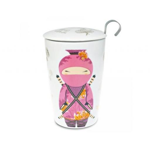 Taza ninja, porcelana 0,35 l. teaeve filtro y tapa [0]