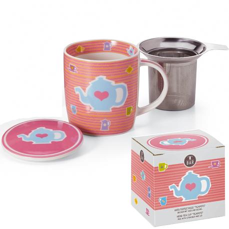 Taza teapots, porcelana 0,32 l. filtro y tapa