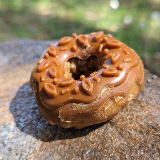 Donut de pollo con Glaseado de Zanahoria