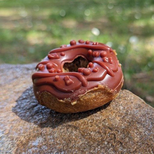 Donut de pollo con Glaseado de Fresa