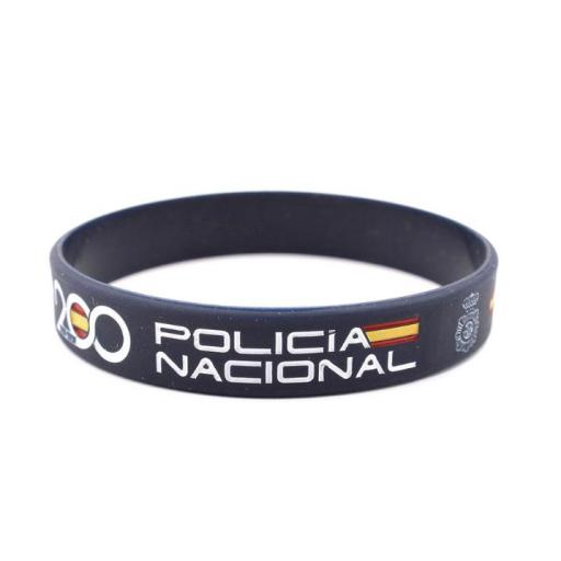 PULSERA GOMA POLICIA 200 ANIVERSARIO [1]