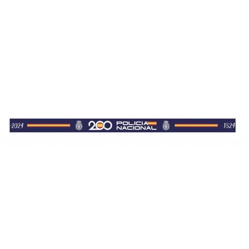 PULSERA GOMA POLICIA 200 ANIVERSARIO