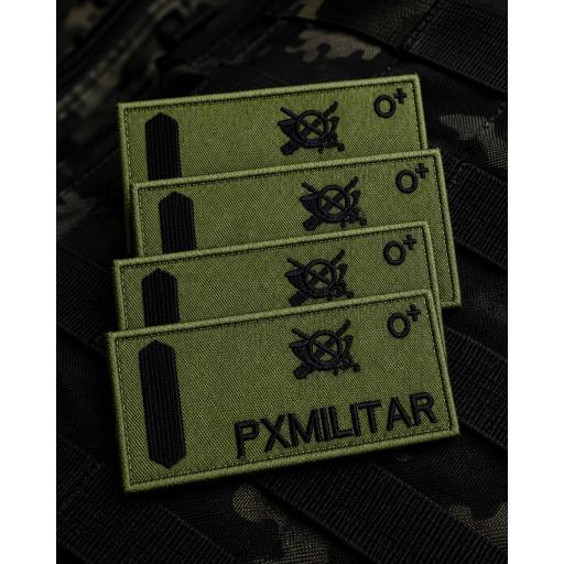 GALLETA MILITAR BORDE BORDADO PACK 4 UNIDADES. [0]