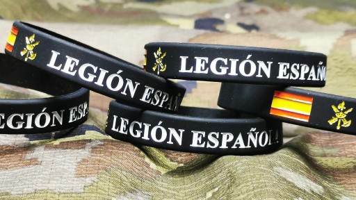 pulsera-goma-legion-española