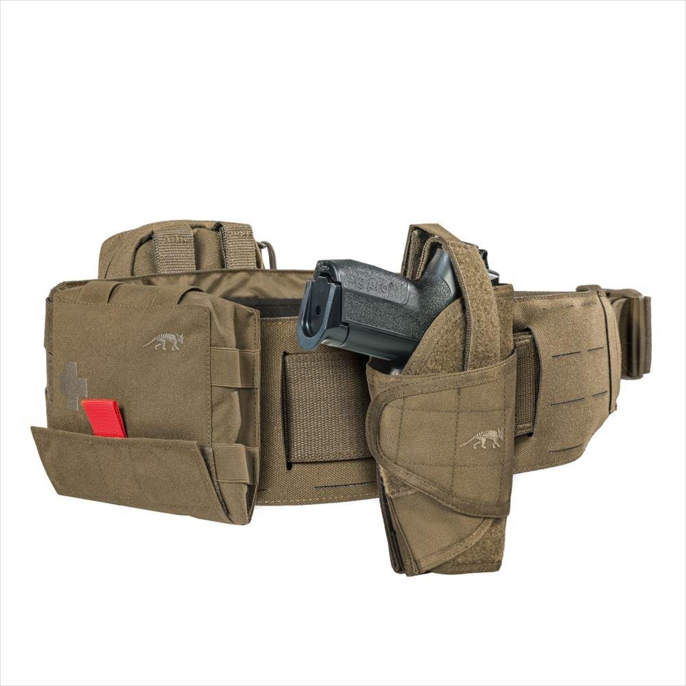 Cinturón táctico, estilo militar, con 5 accesorios de bolsa, cinturón de  batalla MOLLE para senderismo y campamento, CP Camo