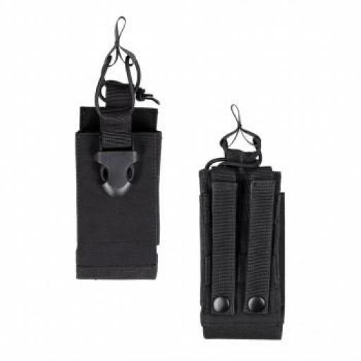 FUNDA MOLLE PARA WALKIE NEGRA MIL-TEC [0]