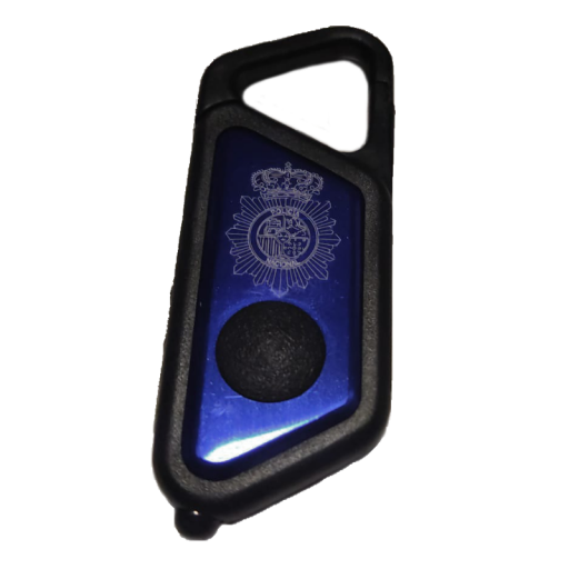 ​Llavero linterna de luz blanca con el grabado del escudo de la Policia Nacional [2]