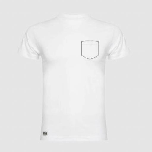 Camiseta niño bolsillo personalizado color blanco.  [0]