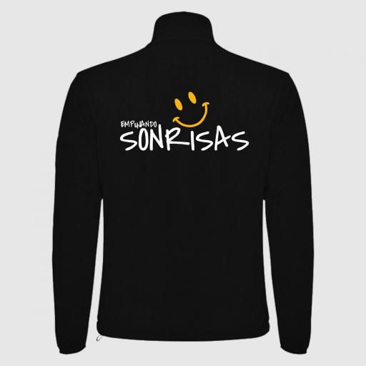 Chaqueta Polar "Empujando Sonrisas" - Color negro [2]