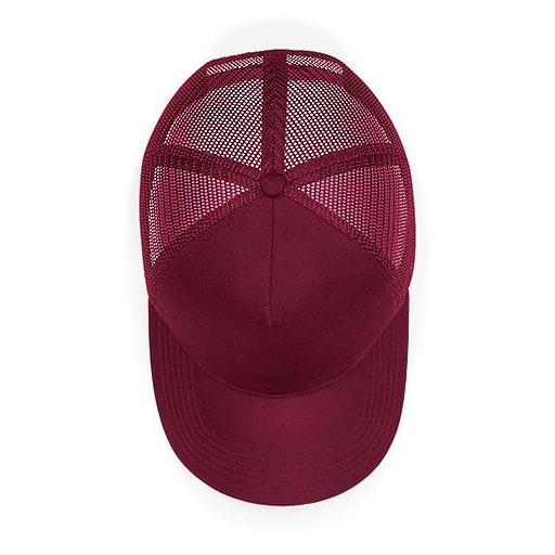 Gorra de ante Trucker color borgoña [2]