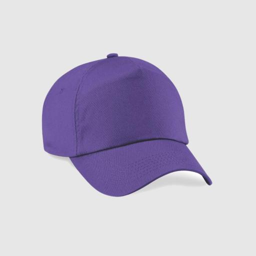 Gorra clásica junior "personalizada texto" color púrpura