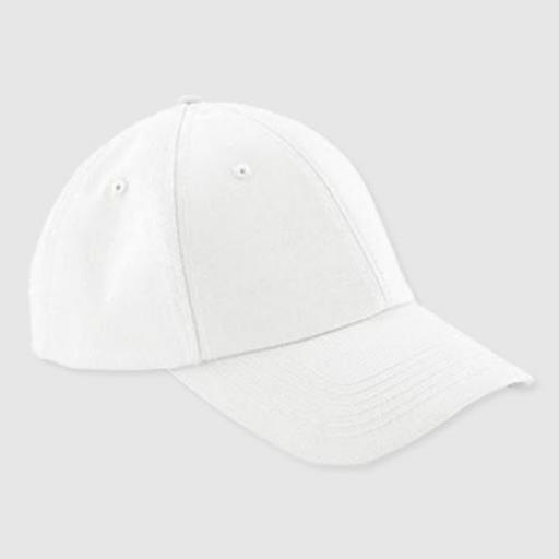 Gorra clásica "parche" color blanco