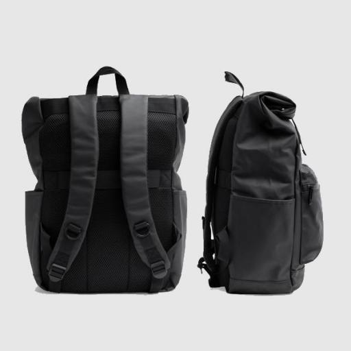 Mochila Multifunción "Empujando Sonrisas" color negro [2]