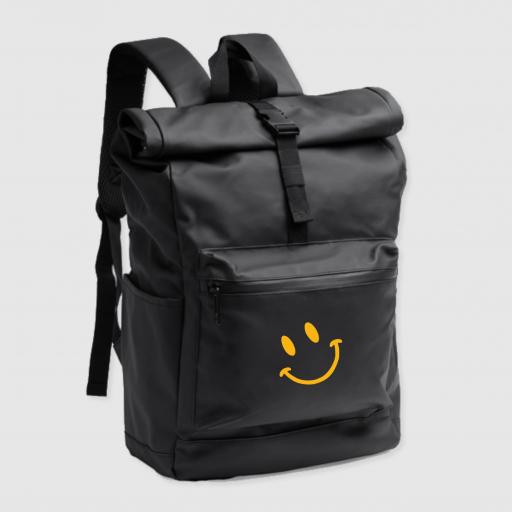 Mochila Multifunción "Sonrisa"  - Color negro