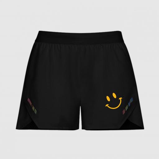 Pantalón Running Mujer "Empujando Sonrisas" - Color negro