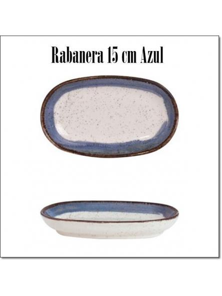 Rabanera Oval Candem Azul Orgánico 15cm