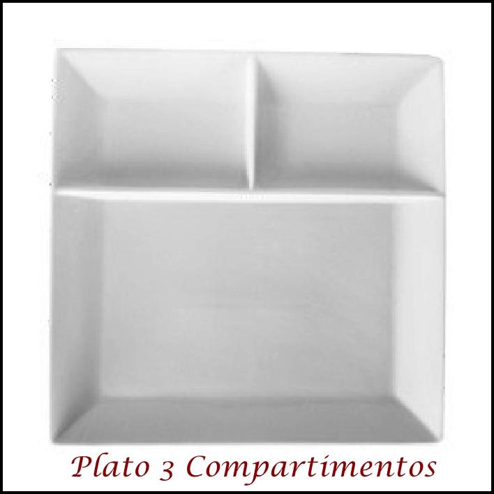 Plato 3 Compartimentos