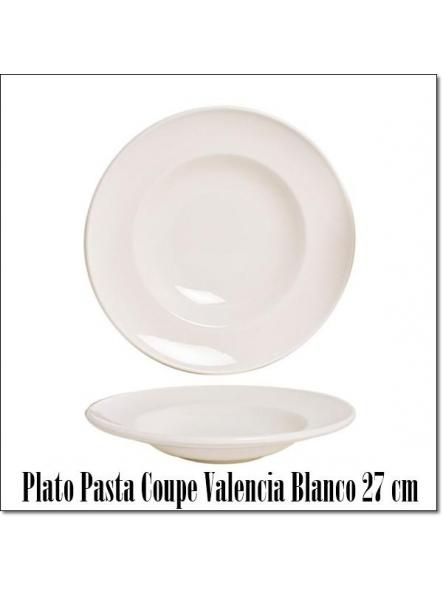 Plato Pasta Coupe Valencia Blanco 27 cm
