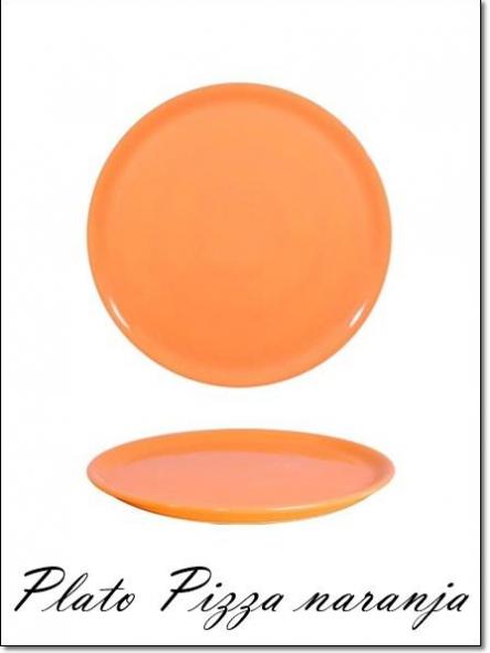 Plato Pizza 31 cm Napoli naranja