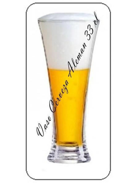 Vaso cerveza Aleman 33 cl