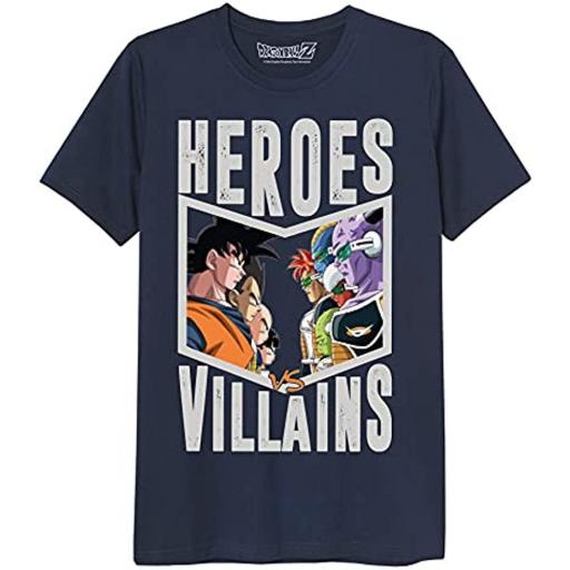 Camiseta Dragonballz Héroes vs Villanos