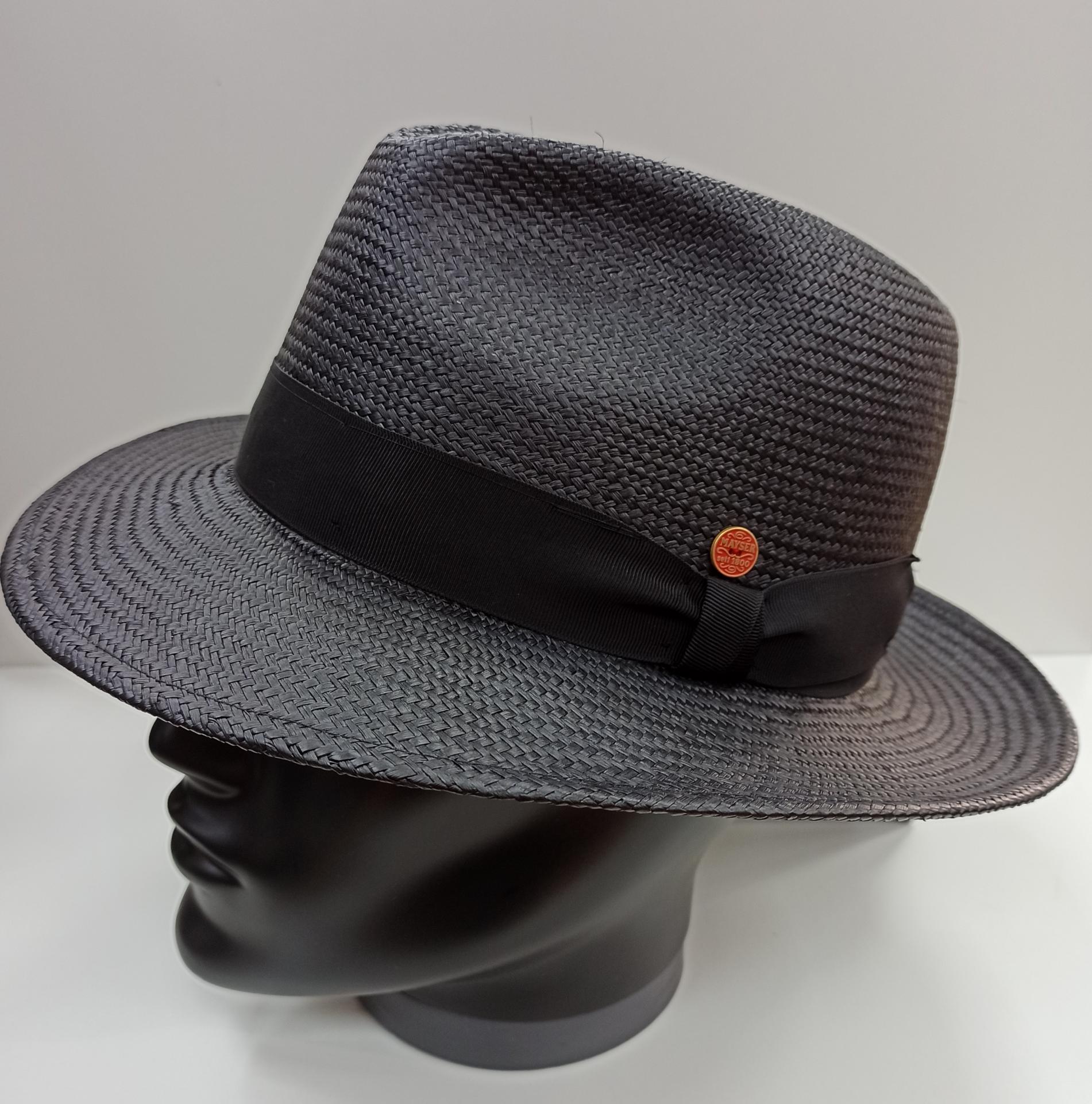 Sombrero panamá Mayser negro