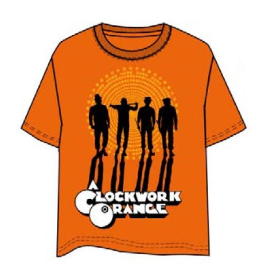 Camiseta naranja mecanica
