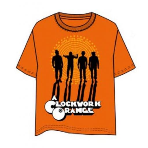Camiseta naranja mecanica
