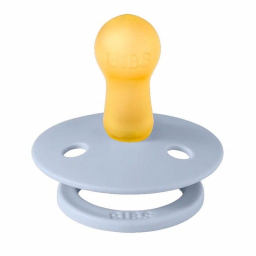 2 Chupetes BIBS Colour Round Dusty Blue/Steel Blue - BIBS [1]