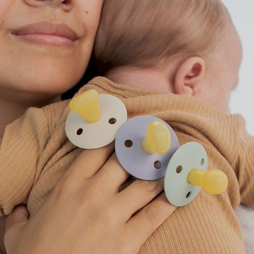 2 Chupetes BIBS Colour Simétrica Ivory/Blush - BIBS [3]