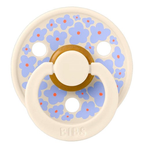 2 Chupetes BIBS Studio Colour Round Jasmine Ivory Mix - BIBS [1]