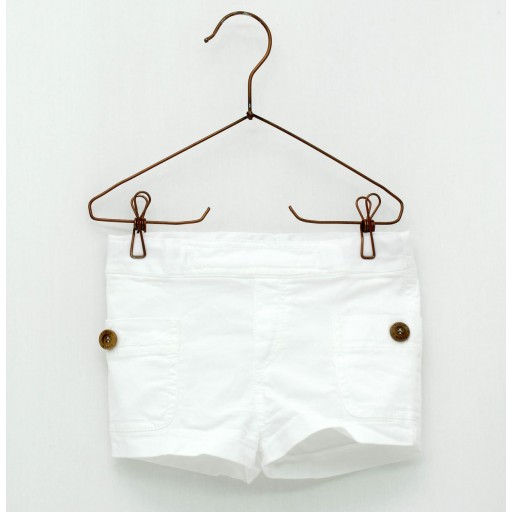 Pantalón Foque corto color blanco.