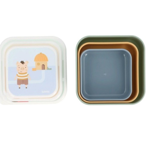3 Cajas Almuerzo The Three Little Pigs - Tutete [1]