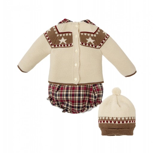 Conjunto de bebe niño secuoya - Color arena  [1]