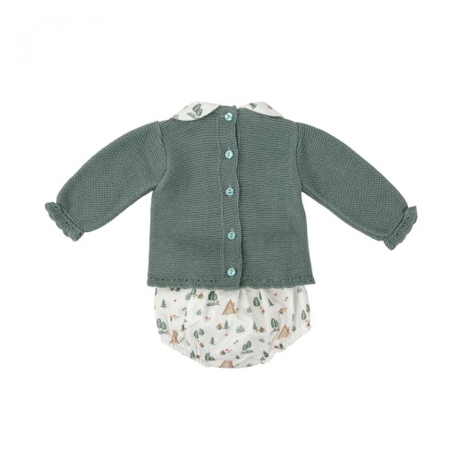 Conjunto de ranita y capota para bebé niño Fiordo [1]