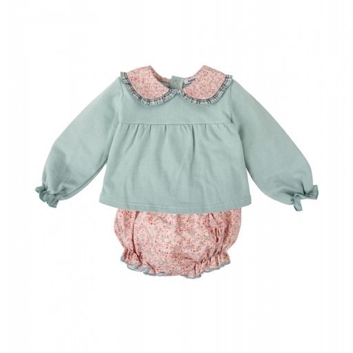 Conjunto de felpa para bebé niña Ribera