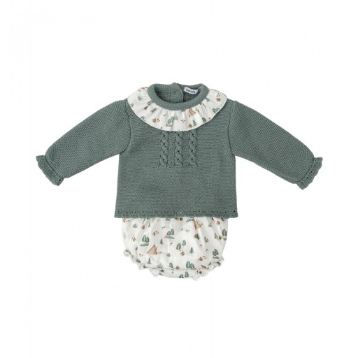 Conjunto bebé niña Babidu modelo Fiordo