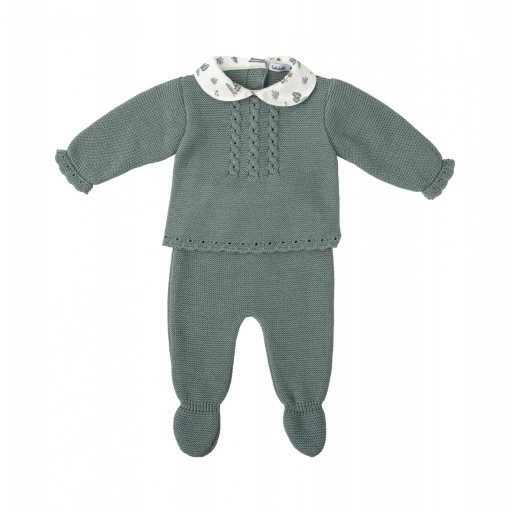 Conjunto con polaina y capota para bebé niño Babidu Mod. Fiordo