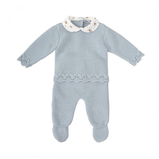 Conjunto polaina punto bebé Babidu modelo Cordillera