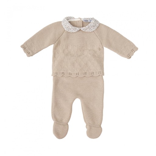 Conjunto de punto bebé Babidu modelo Escarcha